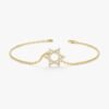 Diamond Star of David Bracelet