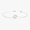 Diamond Star of David Bracelet - Image 2