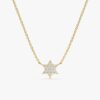 Diamond Star of David Necklace