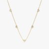 Diamond Star Station Necklace