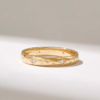Sterling silver wedding band featuring pave-set Premium CZ Diamond