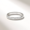 Polished wedding band with a refined 1.45 mm thickness