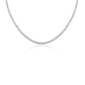 Diamond tennis necklace