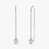Diamond Threader Earrings - Image 2