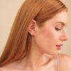 Diamond Threader Earrings - Image 3