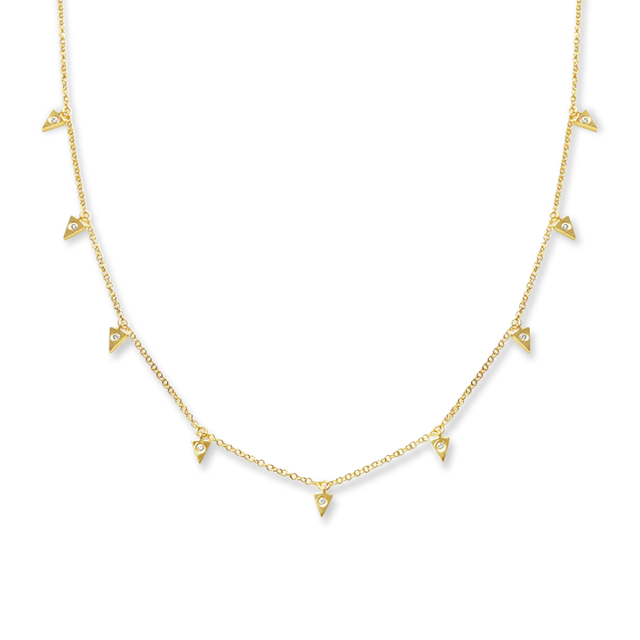 Diamond Triangle Choker