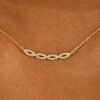 Diamond Twist Necklace - Image 5