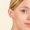 Diamond Vine Ear Climbers Studs - Image 6