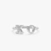 Double Initial Open Ring - Image 2