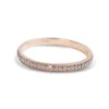 Eternity band with premium CZ diamonds in a micro pave setting
