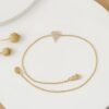 Elongated Diamond Heart Bracelet - Image 5
