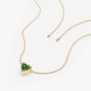 Emerald Heart Necklace - Image 4
