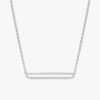 Eternity Diamond Bar Necklace - Image 2