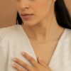 Eternity Diamond Bar Necklace - Image 4