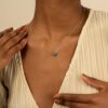 Evil Eye Glass Pendant Necklace - Image 4