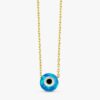 Evil Eye Opal Necklace