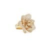 Floral engagement rings | 925 Sterling Silver Diamond Flower Ring