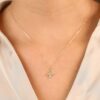 Four Leaf Clover Diamond Necklace - Image 5