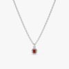 Garnet Charm Necklace - Image 2