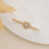 Handmade Labradorite Art Deco Ring - Image 5