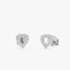 Heart Outline Diamond Studs