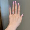 Ice Pear Engagement Ring 925 Sterling Silver - Image 2