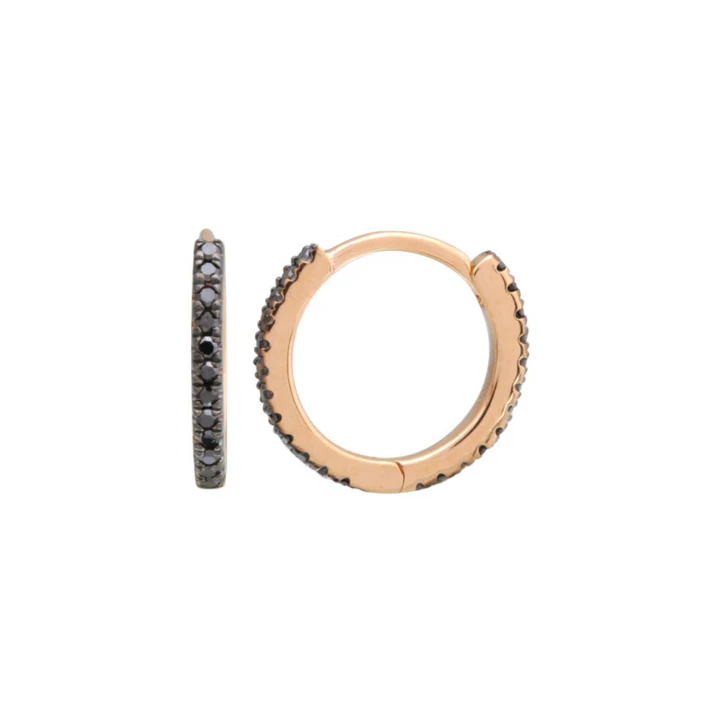 Ines Black Diamond Eternity Huggies