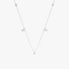 Initials & Diamonds Station Necklace - Image 2