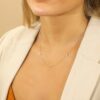 Initials & Diamonds Station Necklace - Image 6