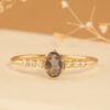 Labradorite and Diamond Engagement Ring - Image 5