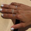 Labradorite and Diamond Engagement Ring - Image 6