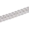 Large diamond chain link bracelet in a statement-making design