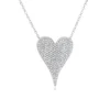 Large Diamond Heart Necklace - Image 2