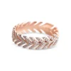 Laurel Pave Diamond Ring featuring Premium CZ Diamond accents