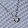 Lev Silver Necklace with clean, versatile silver design