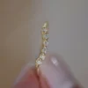 Light Green Montana Sapphire Engagement Ring - Image 3
