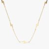 Lightning Bolt Station Necklace