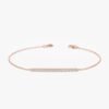 Long Diamond Bar Bracelet - Image 3