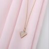 Long Diamond Heart Charm - Image 2