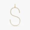 Long Initial Diamond Charm