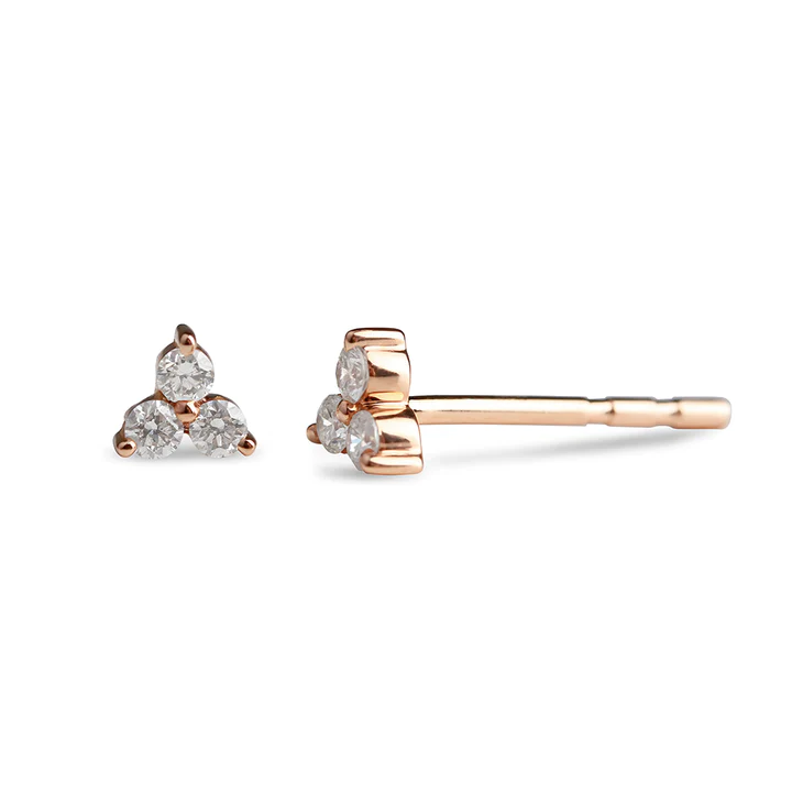 Maddy Diamond Trillium Studs