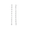 Mila diamond drop earrings with graceful cascading silhouette