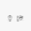 Mini Baguette Cut Diamond Studs - Image 2