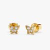 Mini Diamond Butterfly Studs