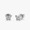 Mini Diamond Butterfly Studs - Image 2