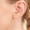 Mini Diamond Butterfly Studs - Image 4