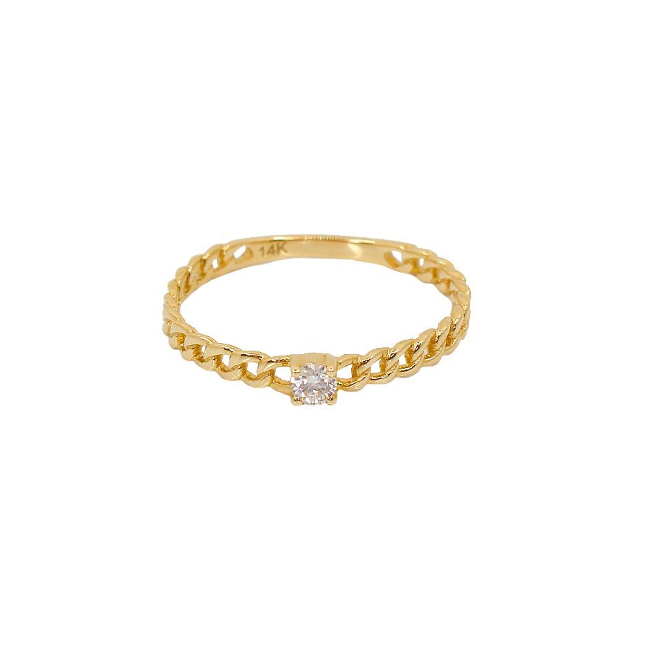 Mini Diamond Chain Ring