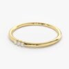 Simple sterling silver ring with subtle sparkle details
