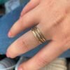 Versatile minimalist ring for stacking or solo wear