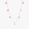 Mixed Coin Drop Necklace - Image 4